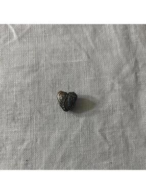 Pandora Heart-Shaped Silver and Blue Stone Pendant bracelet charm